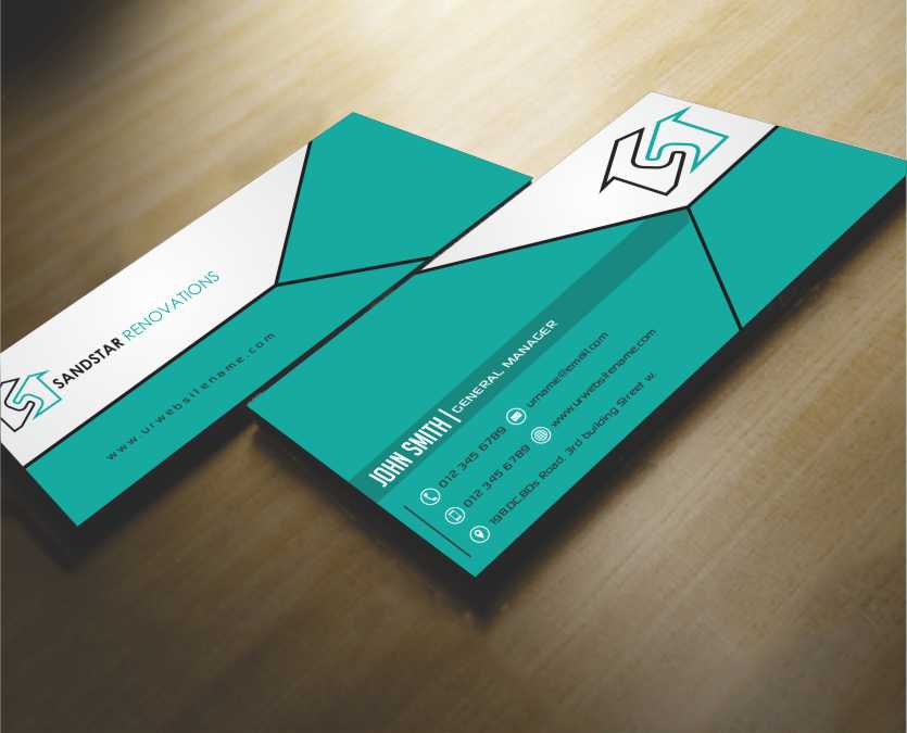 Business Card Design by AwsomeD for Sandstar Renovations | Design #3947324
