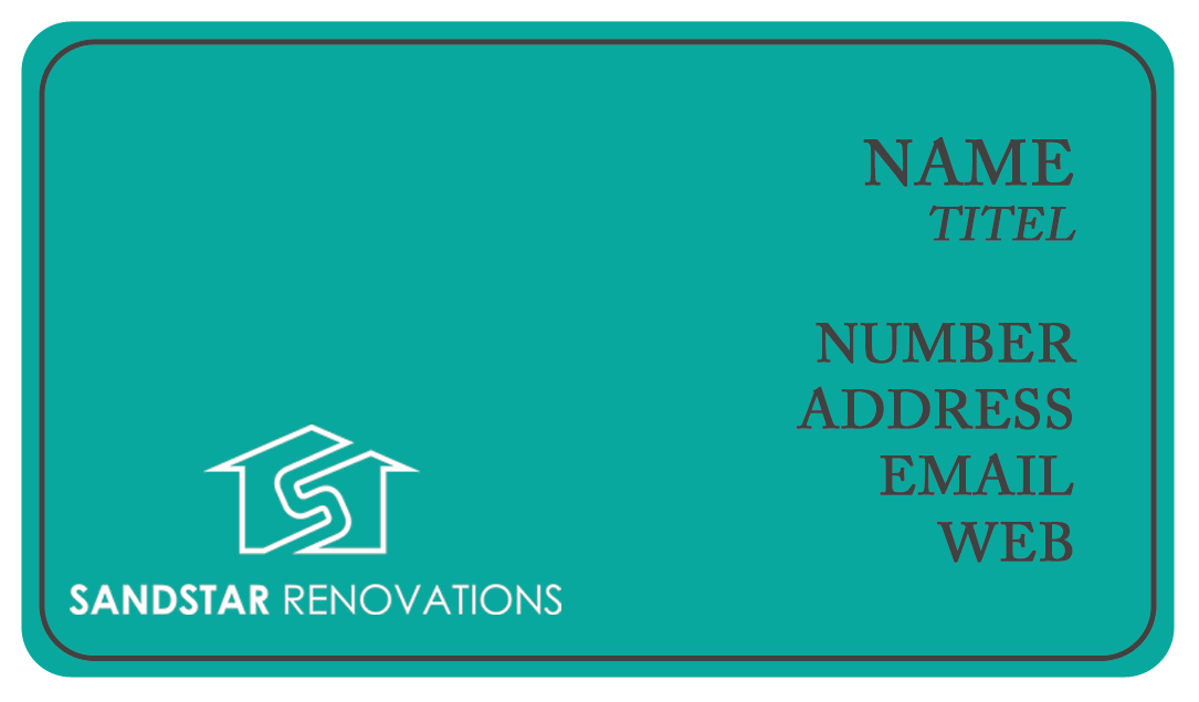 Business Card Design by niroshana for Sandstar Renovations | Design #3944637