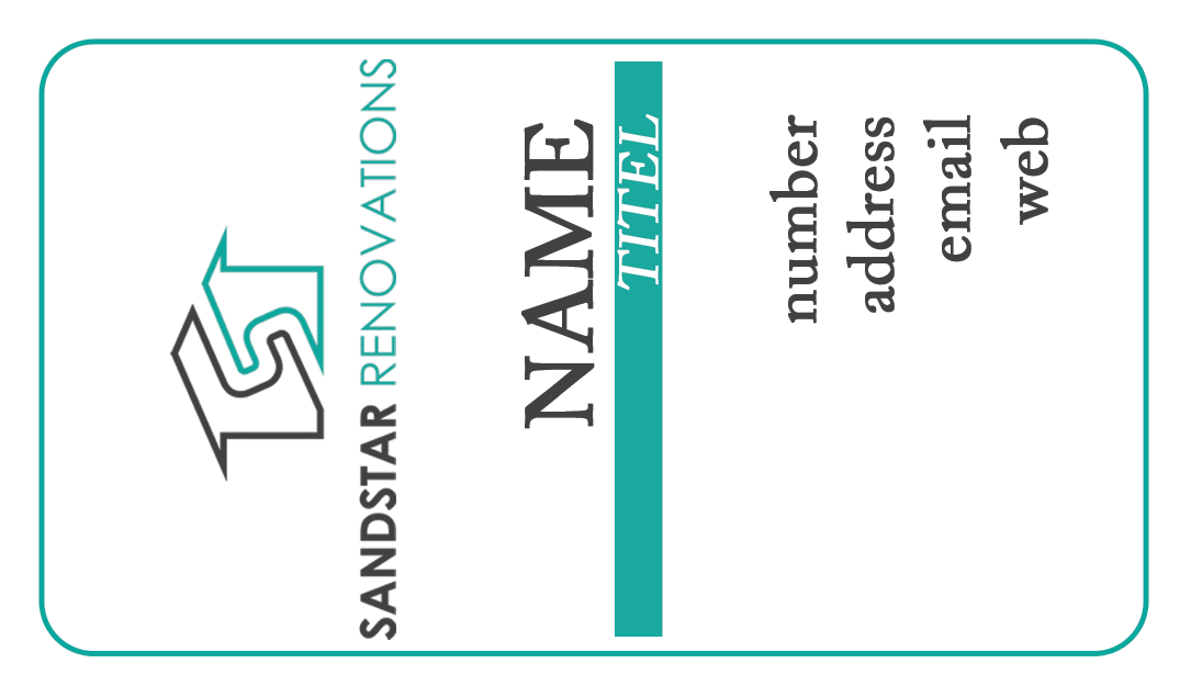 Business Card Design by niroshana for Sandstar Renovations | Design #3947788
