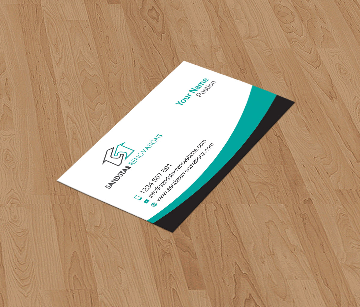 Business Card Design by Mulugeta for Sandstar Renovations | Design #3951684