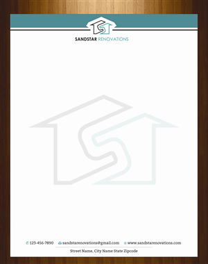 Letterhead Design by harmi_199 for Sandstar Renovations | Design: #3944579
