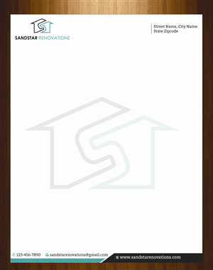 Letterhead Design by harmi_199 for Sandstar Renovations | Design: #3944584