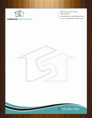 Letterhead Design by harmi_199 for Sandstar Renovations | Design: #3949695