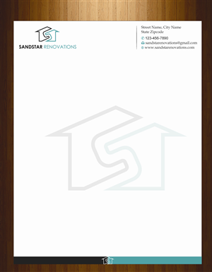 Letterhead Design by harmi_199 for Sandstar Renovations | Design: #3949701