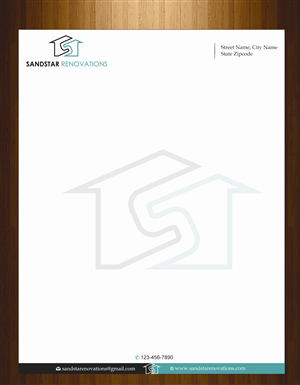 Letterhead Design by harmi_199 for Sandstar Renovations | Design: #3949710