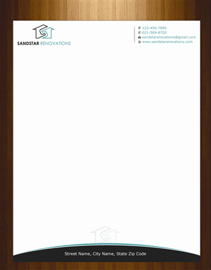Letterhead Design by harmi_199 for Sandstar Renovations | Design: #3949750
