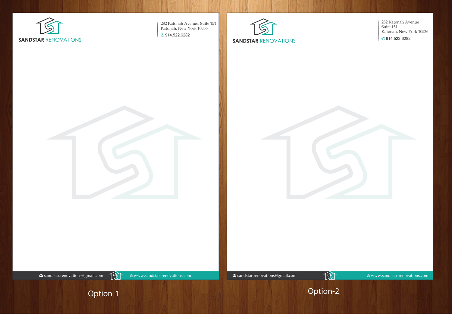 Letterhead Design by harmi_199 for Sandstar Renovations | Design #3959628
