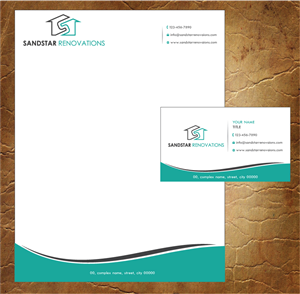 Letterhead Design by Sandy1155 for Sandstar Renovations | Design: #3944412