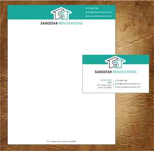 Letterhead Design by Sandy1155 for Sandstar Renovations | Design: #3944424