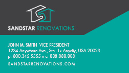 Letterhead Design by SyrinDesign for Sandstar Renovations | Design #3943796
