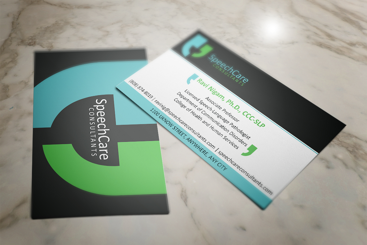 Business Card Design by MT for SpeechCare Consultants | Design #4047110