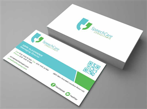 Visitenkarten-Design von AwsomeD für SpeechCare Consultants | Design: #3961799