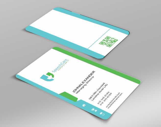 Business Card Design by AwsomeD for SpeechCare Consultants | Design #3961813