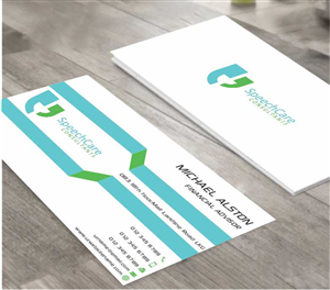 Business Card Design by AwsomeD for SpeechCare Consultants | Design: #3961814