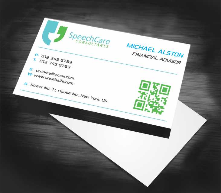 Visitenkarten-Design von AwsomeD für SpeechCare Consultants | Design #3961815