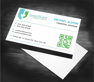 Business Card Design by AwsomeD for SpeechCare Consultants | Design: #3961815