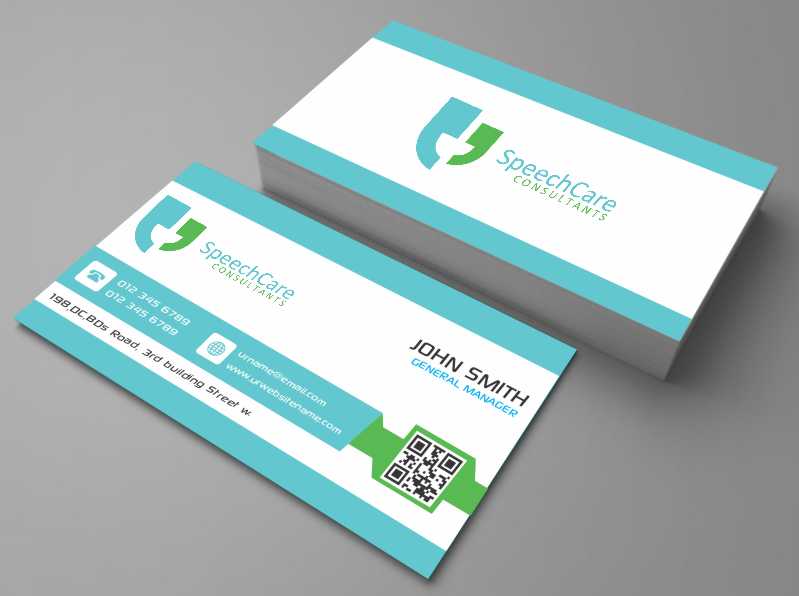 Visitenkarten-Design von AwsomeD für SpeechCare Consultants | Design #3961816