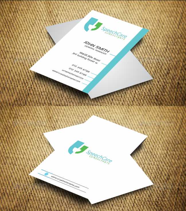 Business Card Design by AwsomeD for SpeechCare Consultants | Design #3961819