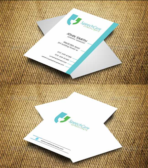 Business Card Design by AwsomeD for SpeechCare Consultants | Design: #3961819
