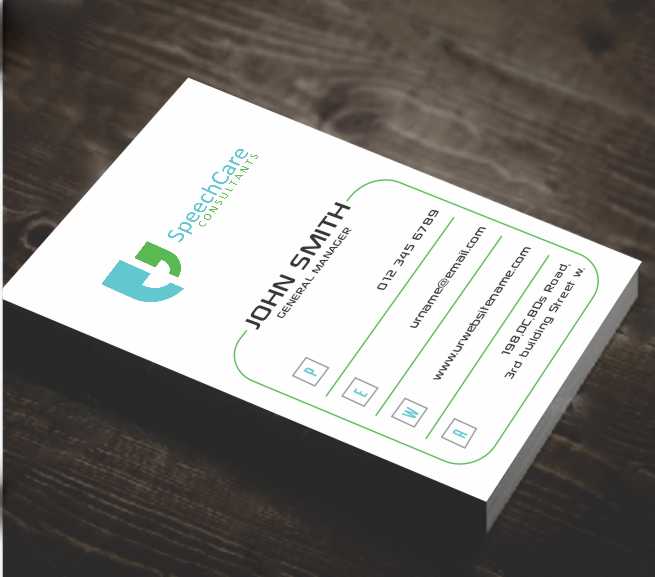 Business Card Design by AwsomeD for SpeechCare Consultants | Design #3961821