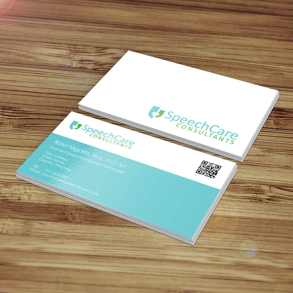 Business Card Design by firebird2011 for SpeechCare Consultants | Design #4028336