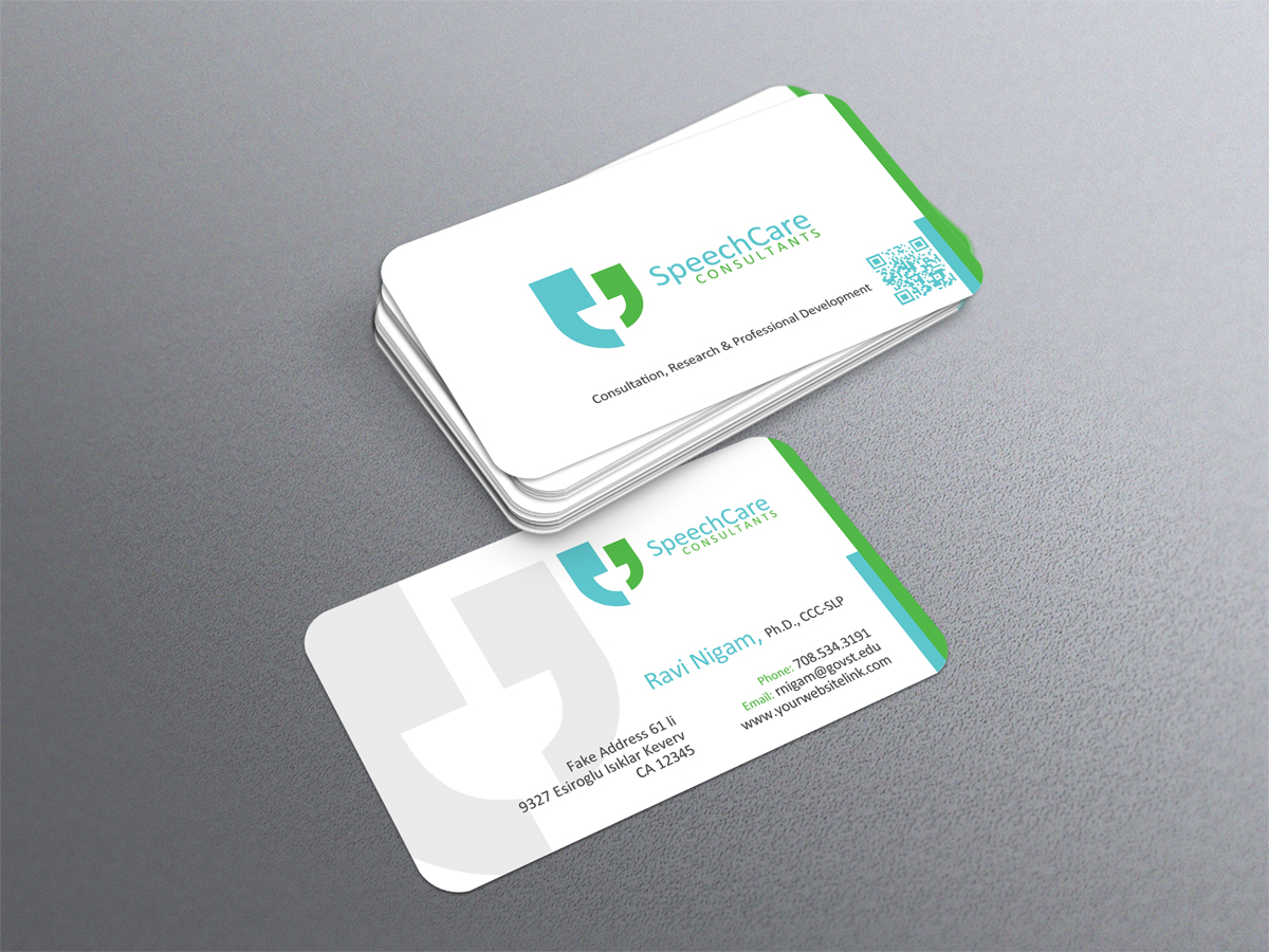 Design de Carte de Visite par diRtY.EMM pour SpeechCare Consultants | Design #4001764
