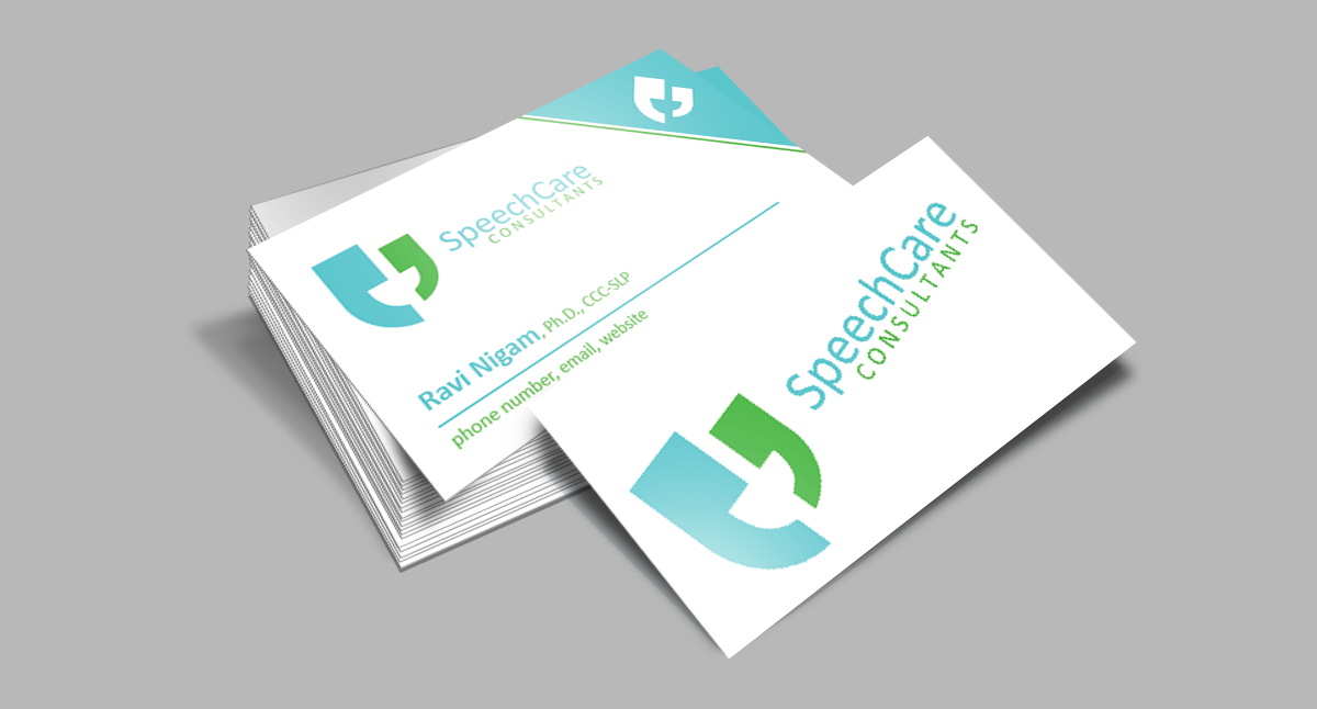 Visitenkarten-Design von romy für SpeechCare Consultants | Design #4003097
