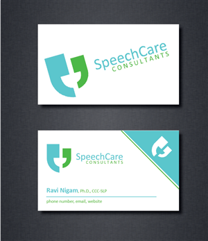 Visitenkarten-Design von romy für SpeechCare Consultants | Design: #4003099