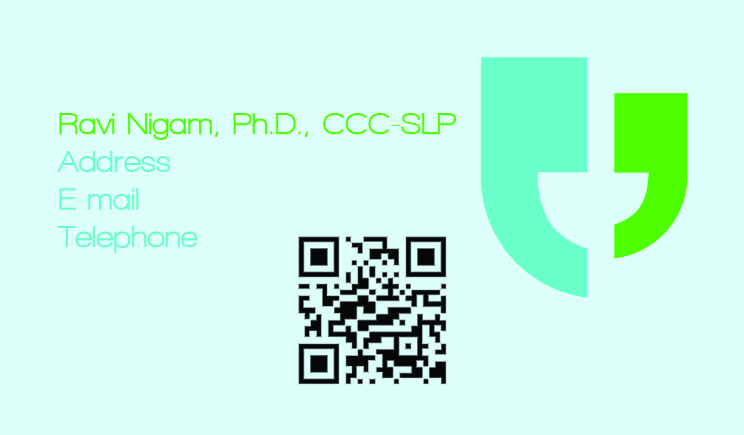 Visitenkarten-Design von David Winwood für SpeechCare Consultants | Design #4054243