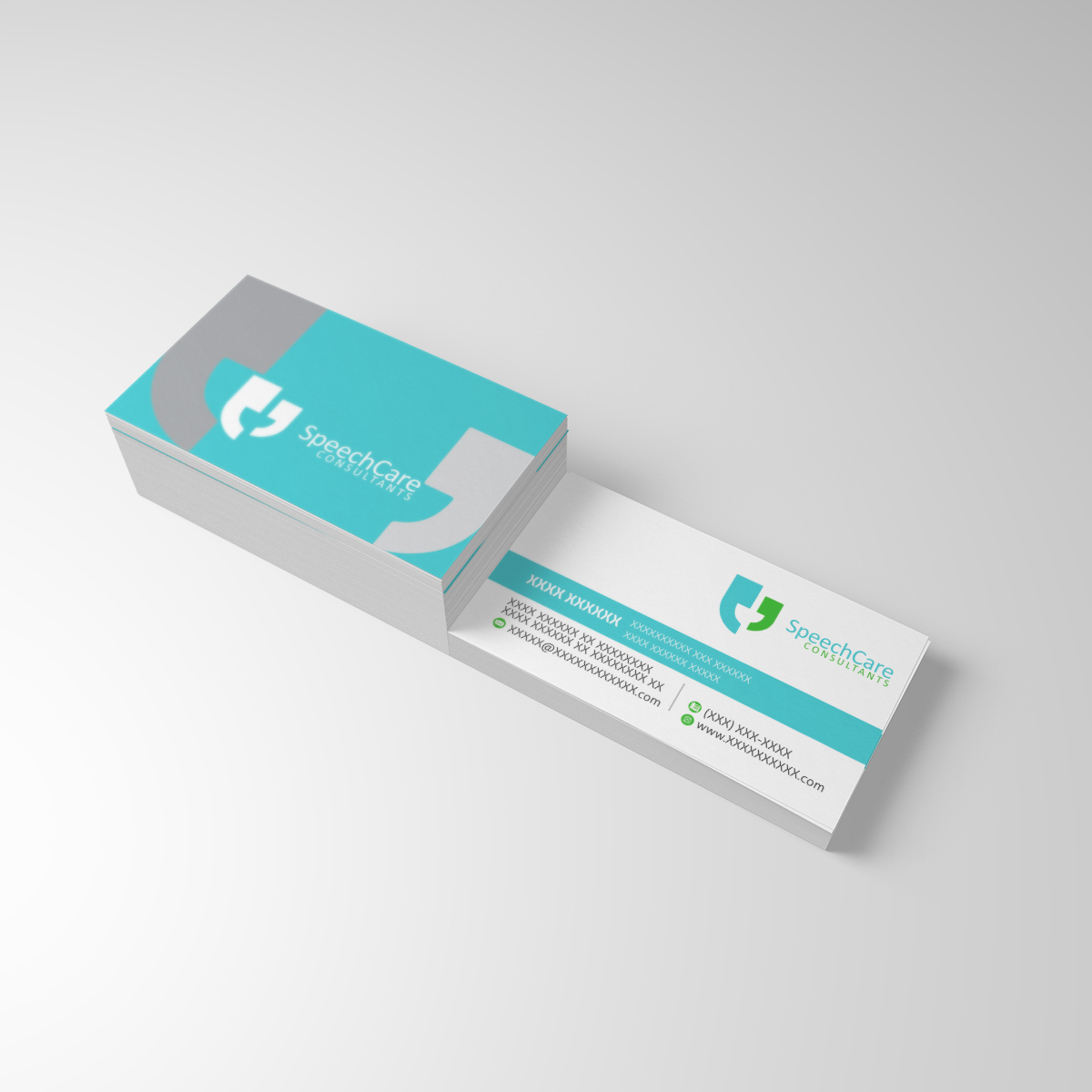 Visitenkarten-Design von dkthedon für SpeechCare Consultants | Design #4063052