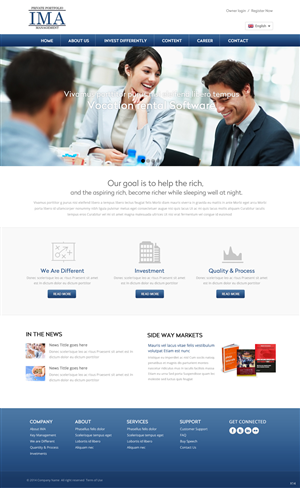 Web Design by pb for this project | Design: #3950270