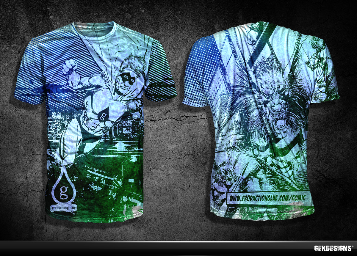 T-shirt Design by gekgrfx for Production Glue | Design #4003029