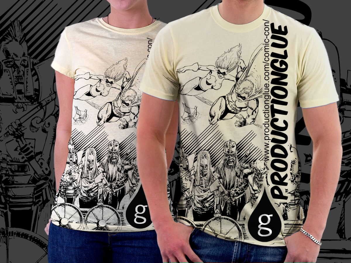 Diseño de Camiseta por dan-D-dan para Production Glue | Diseño #4007545