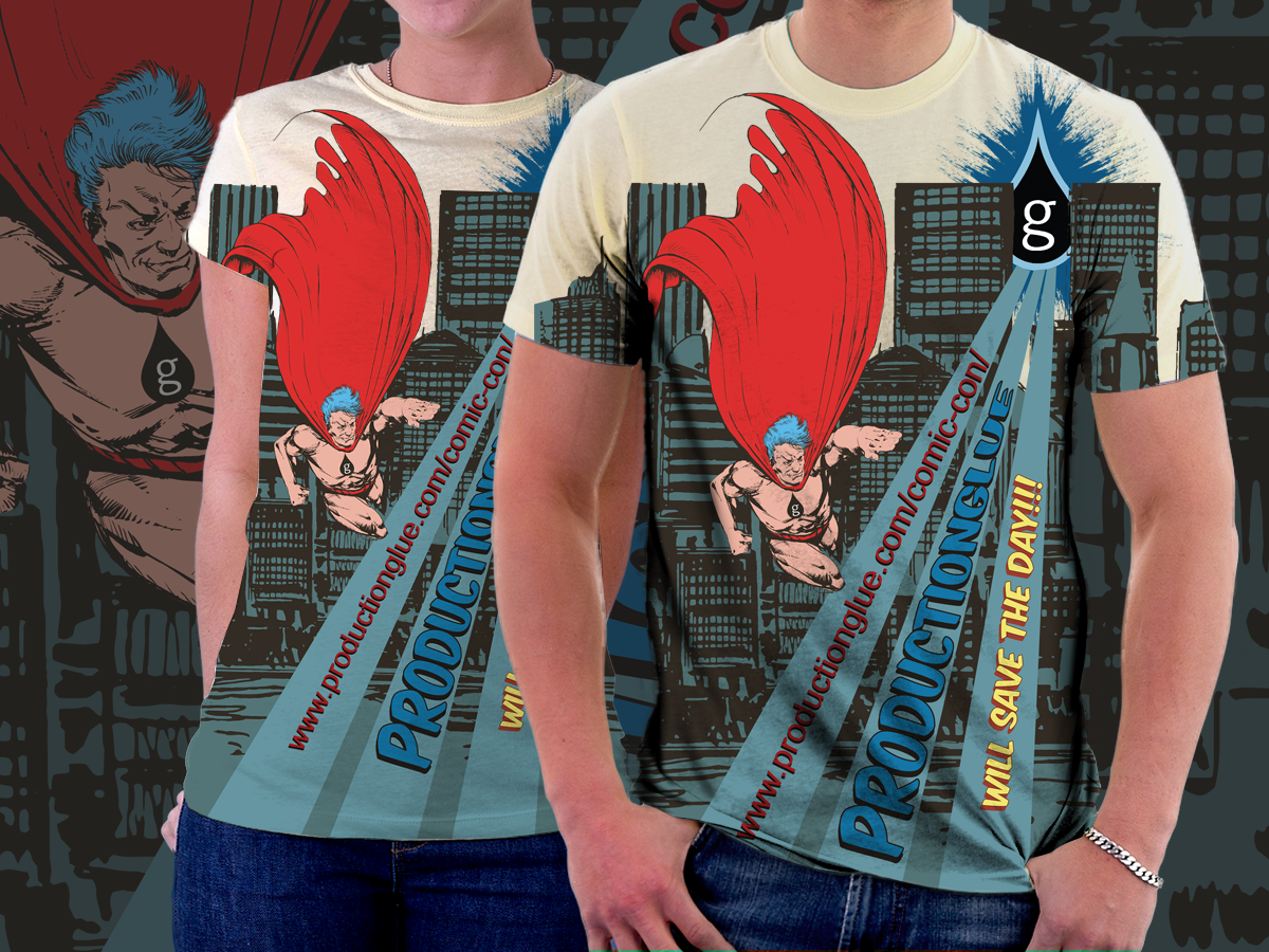 T-shirt Design by dan-D-dan for Production Glue | Design #4013457