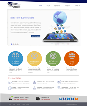 Web Design by pb for this project | Design: #1071800