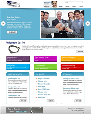 Web Design by pb for this project | Design: #1071805