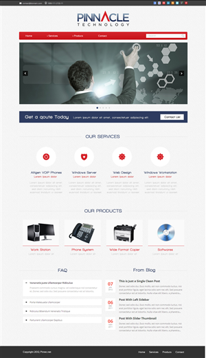 Web Design by OM for this project | Design: #1100603