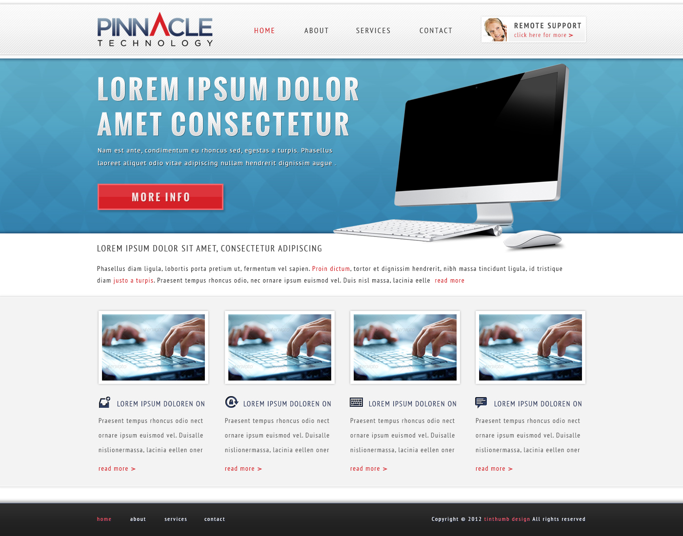 Web Design by tinthumb for this project | Design #1068839