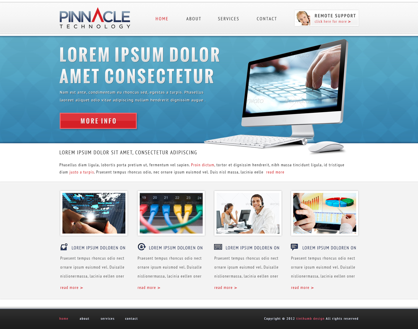 Web Design by tinthumb for this project | Design: #1068859