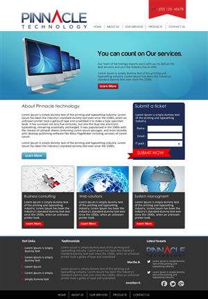 Web Design by VangelTzo for this project | Design: #1101092