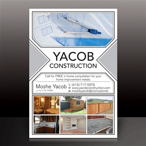 General Contractor Signage for Shopping Mall | Design de Panneau par Mon01