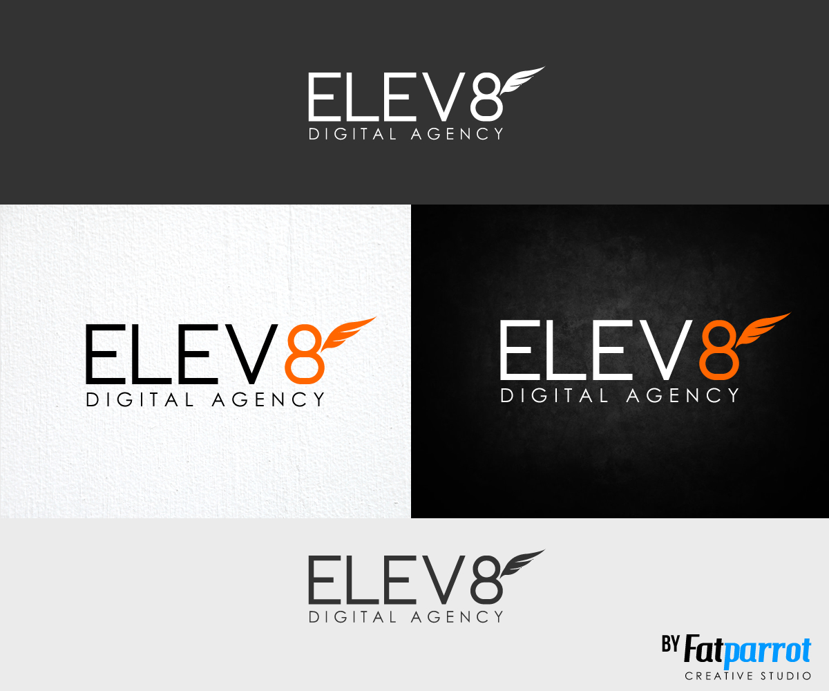 Logo Design by FatParrotCS for Elev8 Digital Agency | Design #3943865