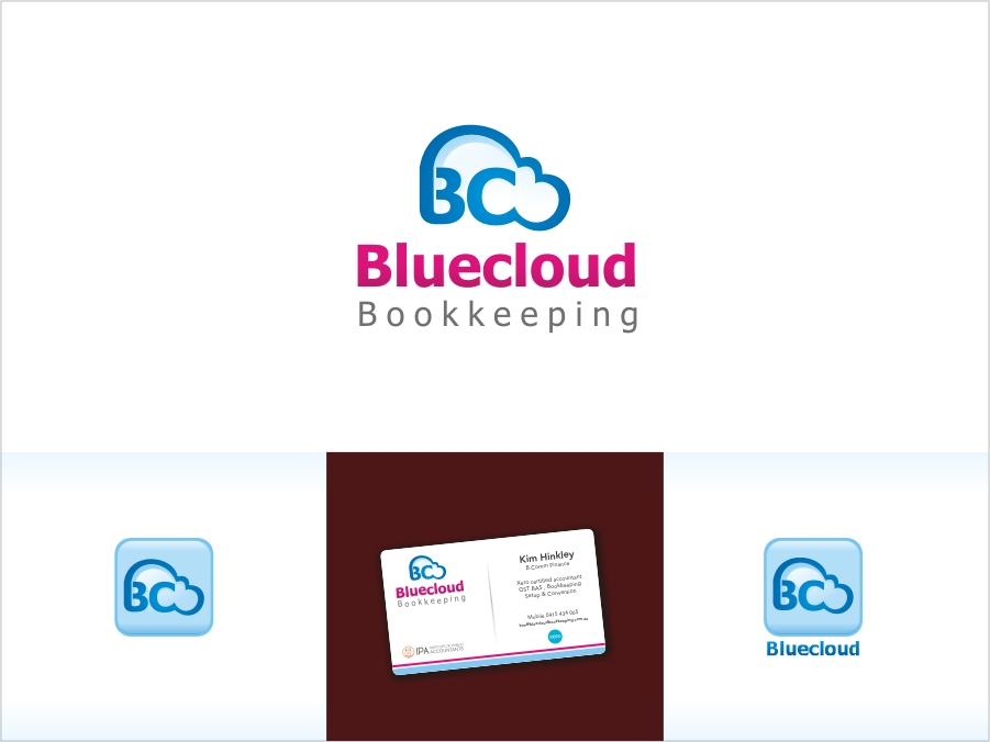 Logo Design by LogoShop for Bluecloud Bookkeeping | Design #1097757