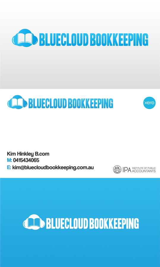 Logo Design by JamesSchofieldGD for Bluecloud Bookkeeping | Design #1086237