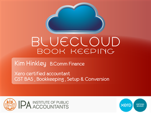 Logo Design by Shannon Cox for Bluecloud Bookkeeping | Design: #1076766