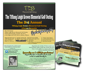 Flyer Design by premiumcovers for The Tiffany Leigh Brown Memorial Scholarship Fund, Inc. | Design: #3974850