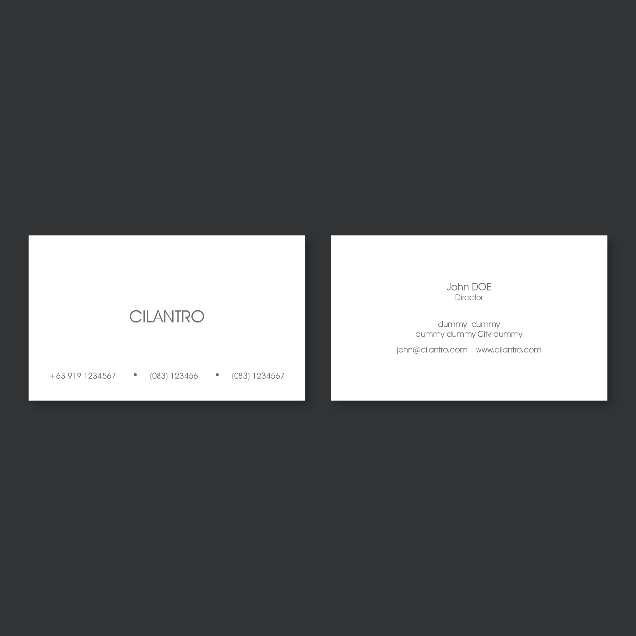 Business Card Design by yellowpixell for this project | Design #1071687