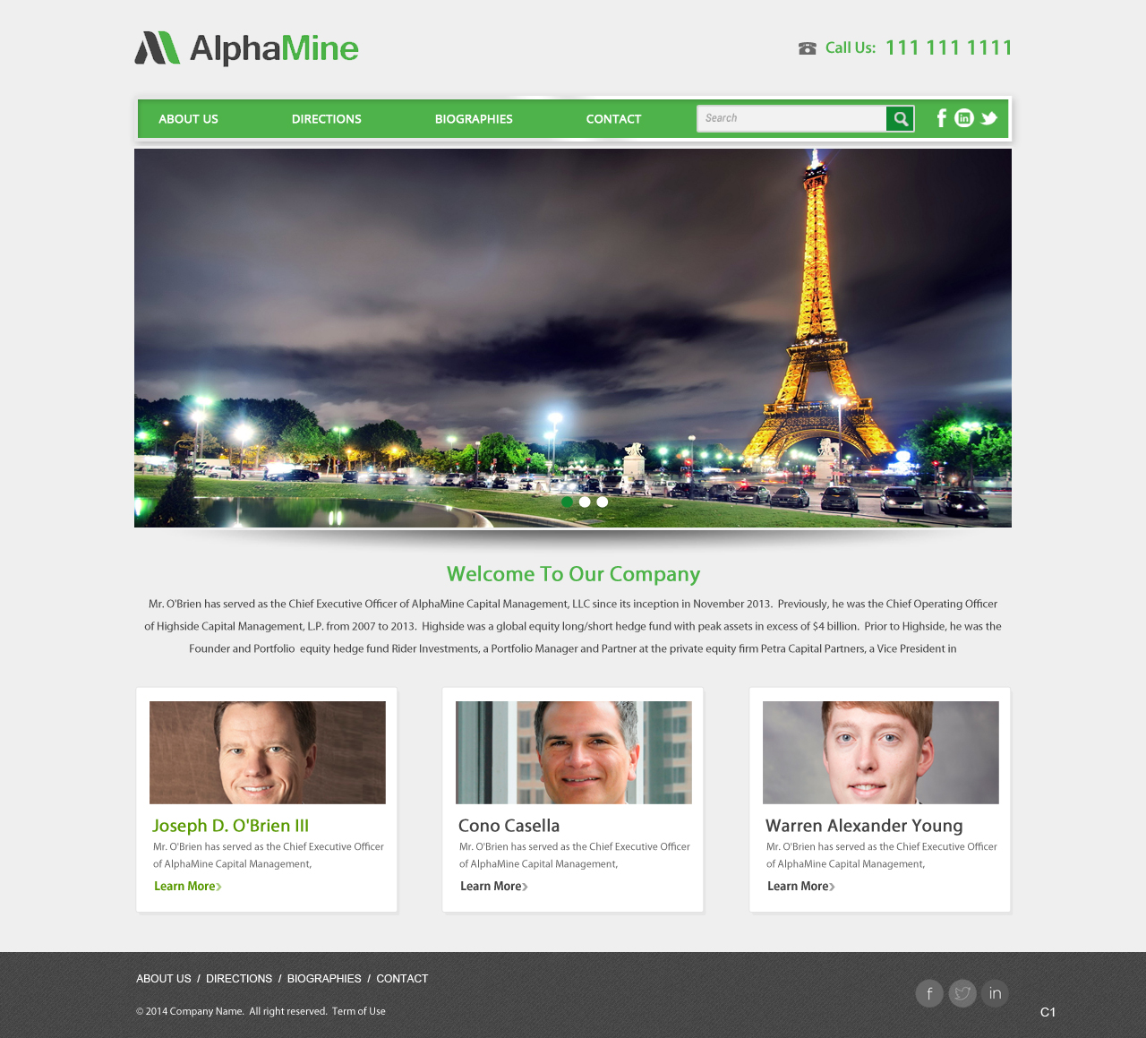 Web Design by pb for this project | Design #3950134