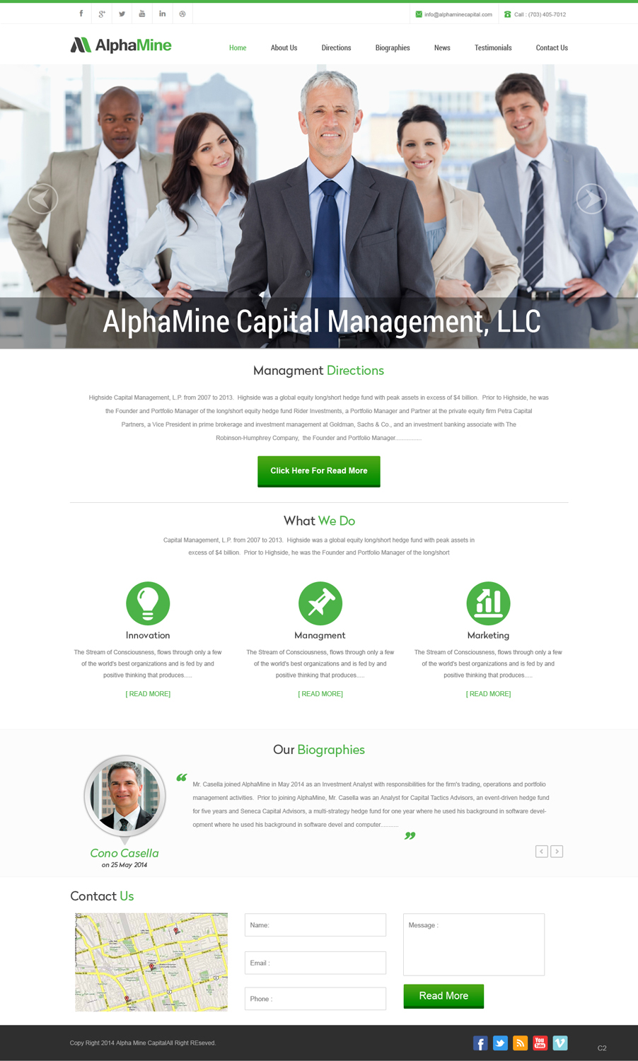 Web Design by pb for this project | Design #3950158