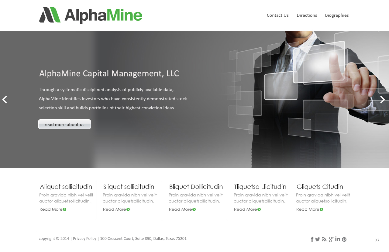 Web Design by pb for this project | Design #3950161